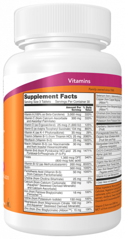 NOW Eve Superior Women's Multi, 180 таблеток