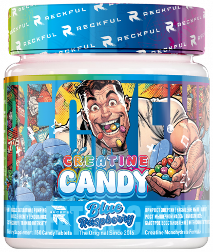 Reckful Creatine Candy, Креатин кэнди, 150 таблеток
