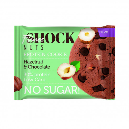 FitnesShock Protein Cookie DESSERT, 35 гр