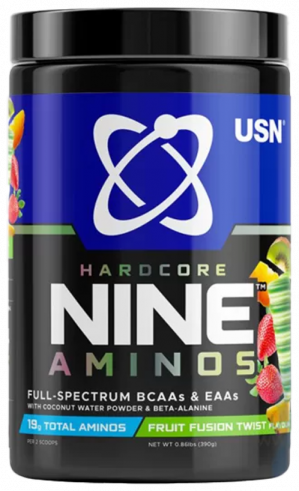 USN Hardcore Nine Aminos, Хардкор Найн Аминос, 390 грамм