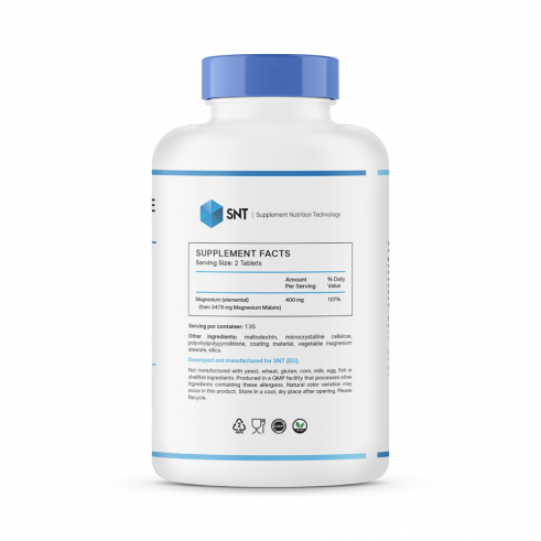SNT Magnesium Malate, Магнезиум Малат, 270 таблеток