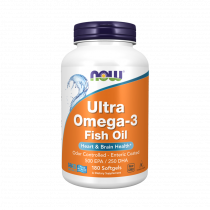 NOW Ultra Omega-3, Ультра Омега-3, 180 капсул