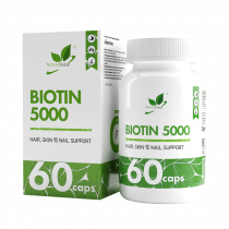 Natural Supp Biotin 5000, 60 капсул