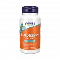 NOW L-Optizinc, L-Оптицинк, 100 капсул