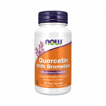 NOW Quercetin with Bromelain, 60 капсул