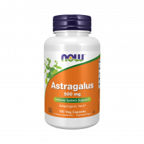 NOW Astragalus 500 mg, Астрагал 500 мг, 100 капсул